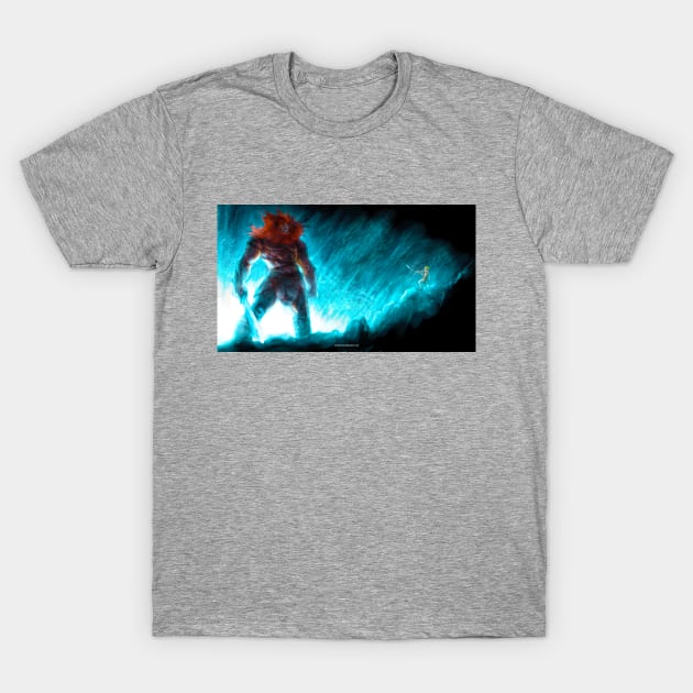 The Last Hunter - Solomon Vs Ull T-Shirt by JRobinsonAuthor